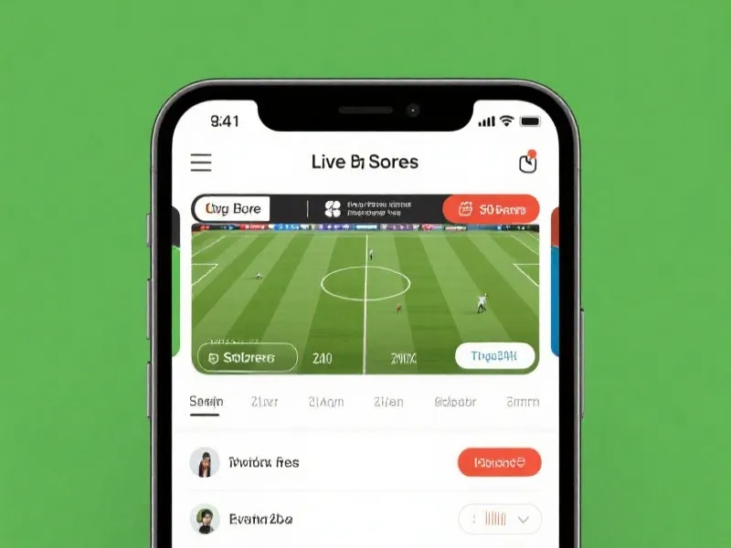 Live Scores Feature